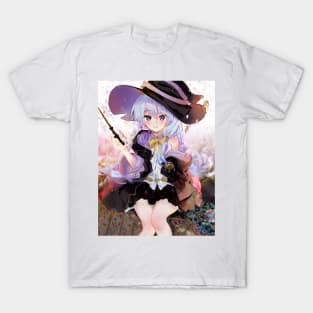 Elaina Anime Watercolor T-Shirt